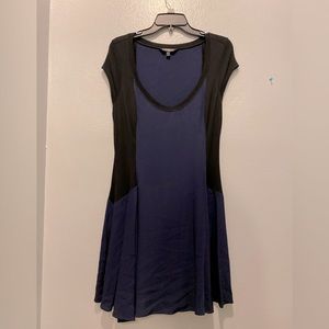 Express Color Block Pullover Short Sleeve Dress